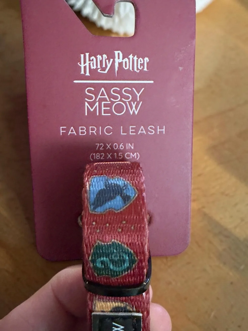 Harry Potter Sassy Meow Cat Harness & Leash Set Medium NWT